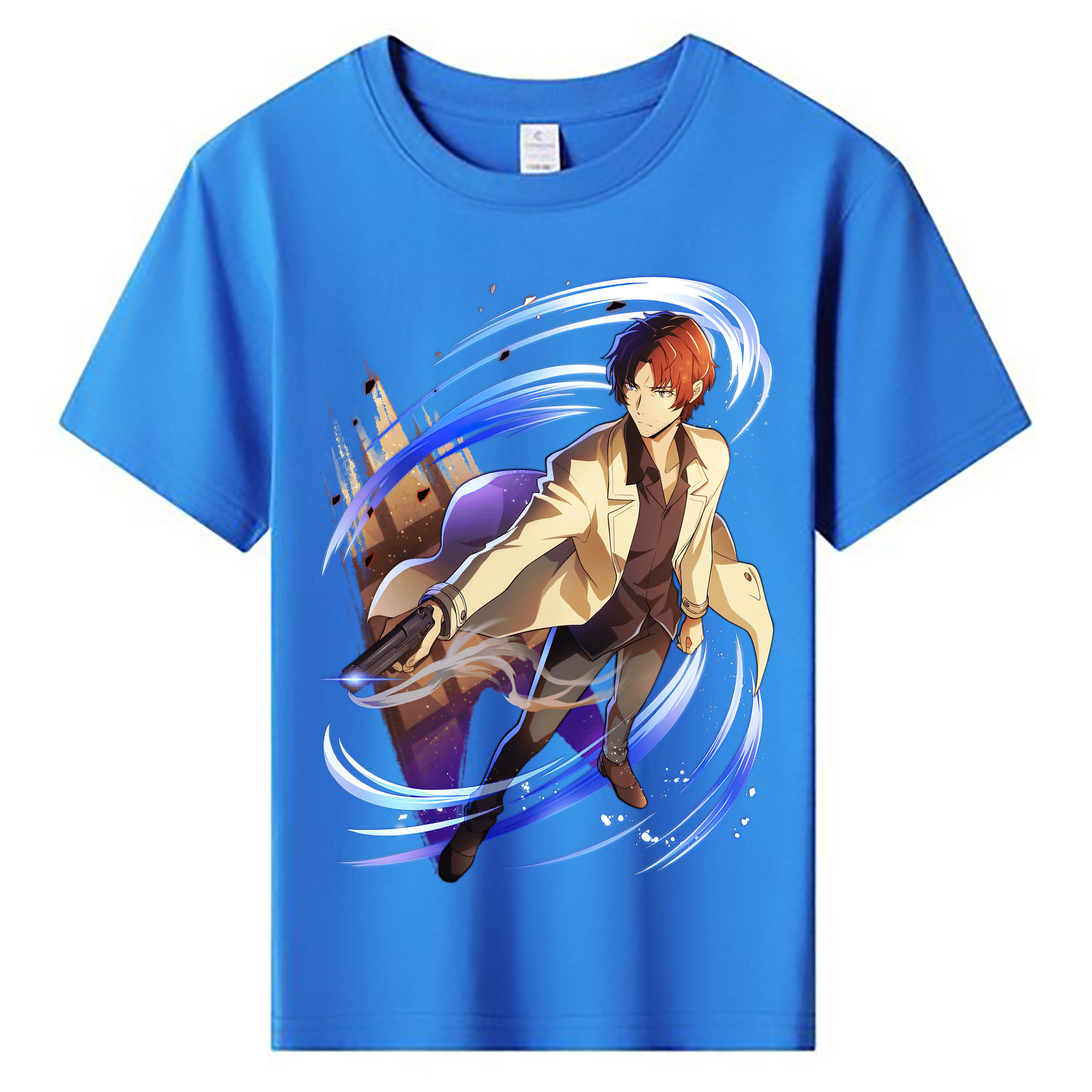 （画像用） 文豪ストレイドッグス Bungo Stray Dogs 綿100％キッズTシャツ（フロントプリント）